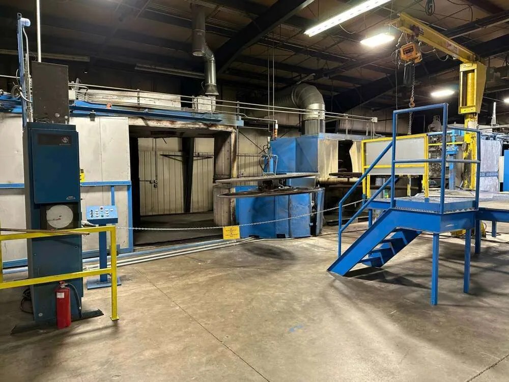 Used Ferry 220 3 Arm Rotational Molding Machine