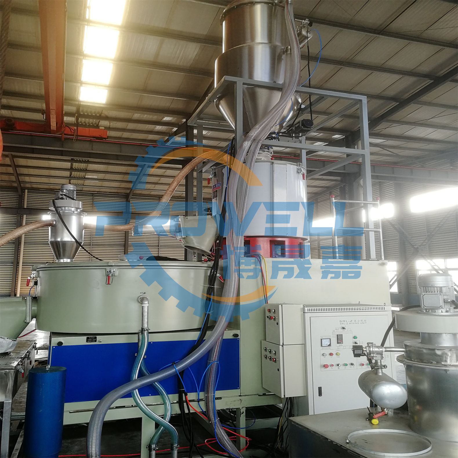 Automatic High Speed PVC Resin Vertical Mixer Machine Manufacturer
