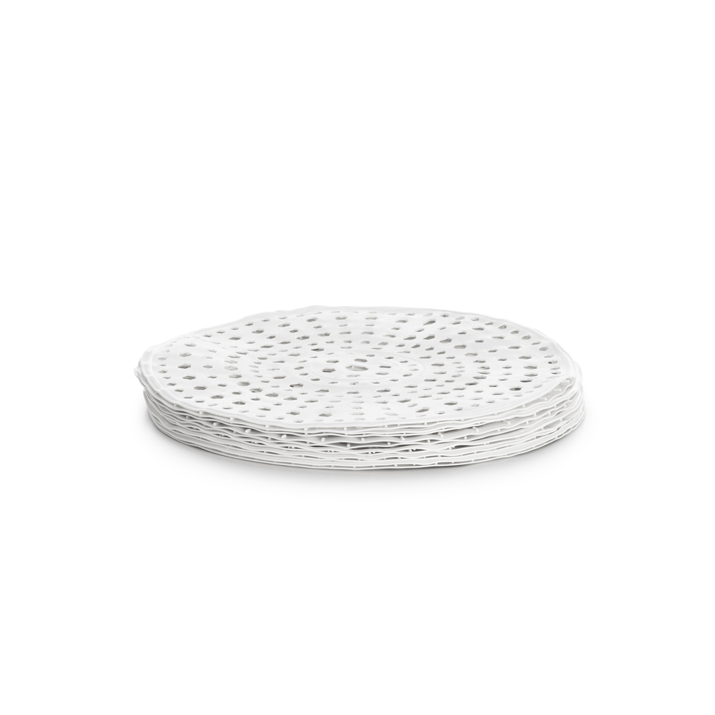 ROUND WHITE RUBBER SINK MAT Plasvidavi