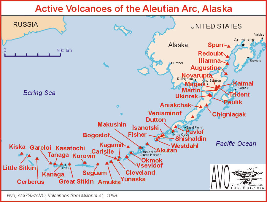 Aleutian Islands Volcanoes