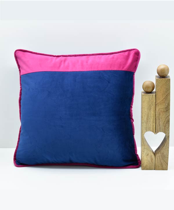 Fuchsia Pink And Royale Blue Cushion Covers Platear