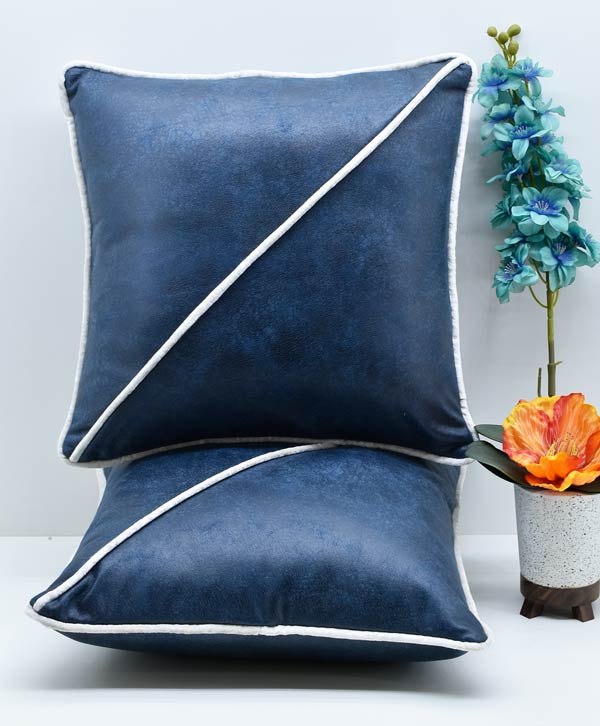 Blue & Grey Cushion Covers Platear