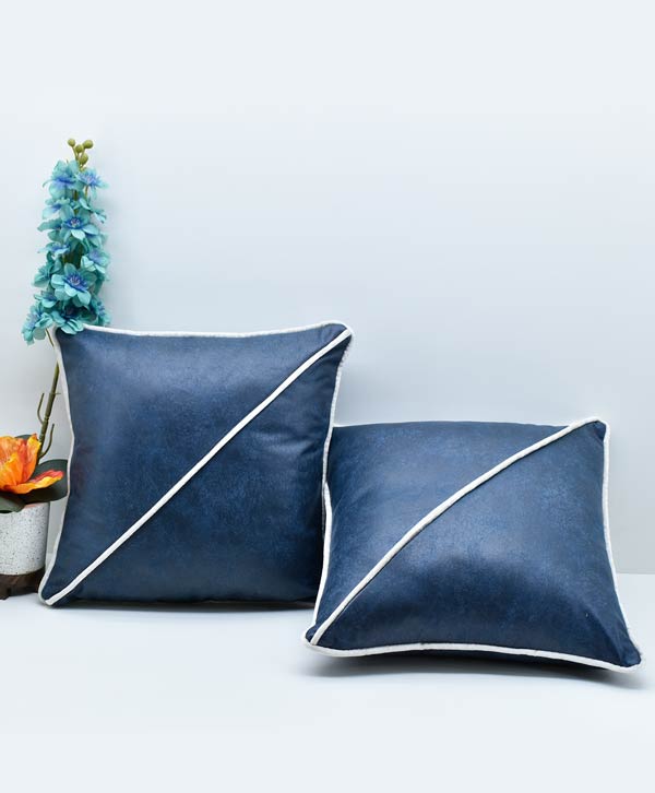 Blue & Grey Cushion Covers Platear