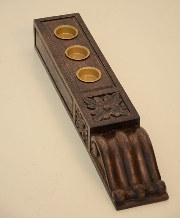 Wooden Carved Candle Stands Buy Wooden Candle Holders Online Platear