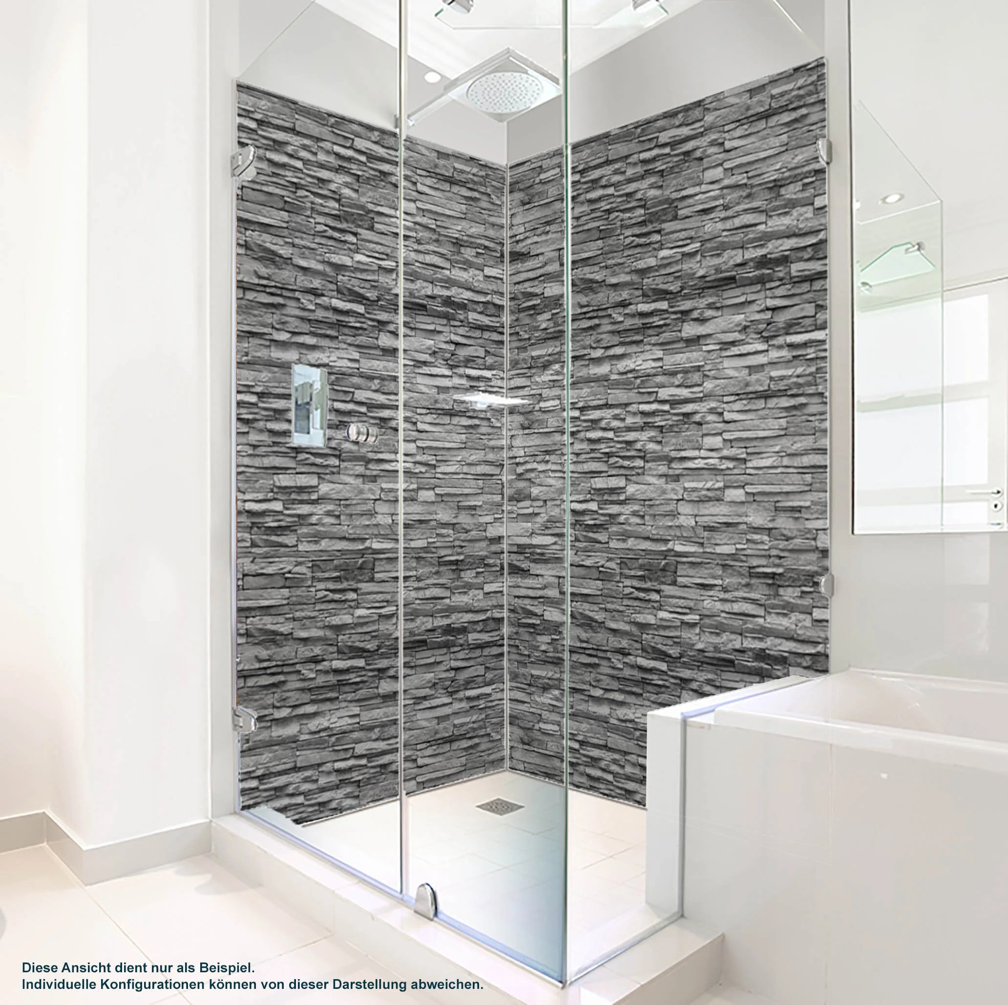 Duschrückwand ST_02_16h Duschrückwand individuell auf Maß!