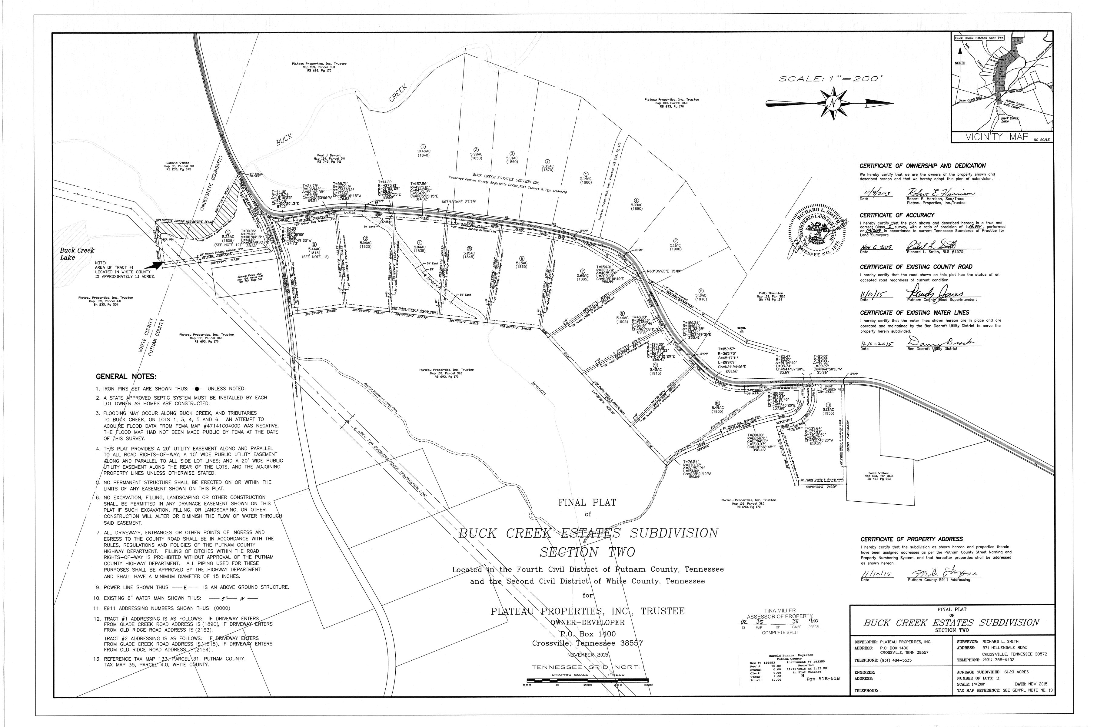 Plateau Properties Tennessee Land for Sale Acreage and Lots ready