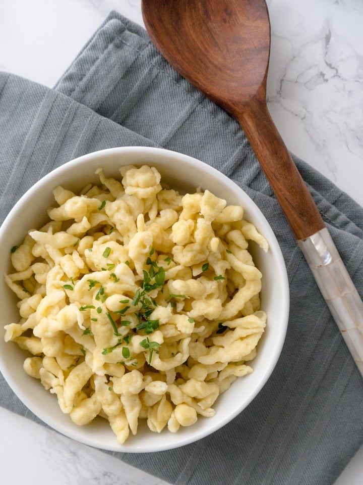 Easy German Spaetzle Recipe (German Egg Noodles)
