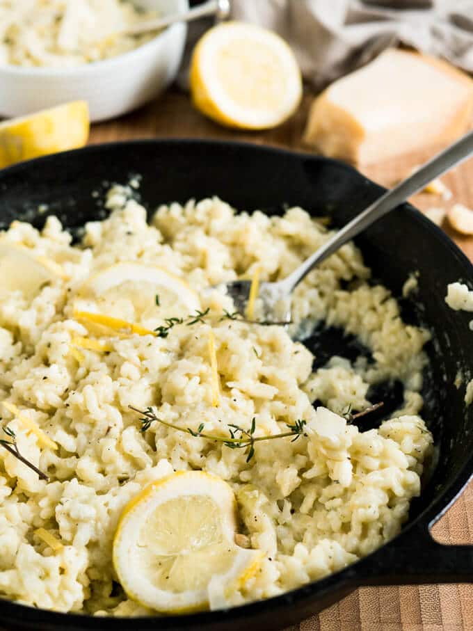 Creamy Lemon Risotto Plated Cravings