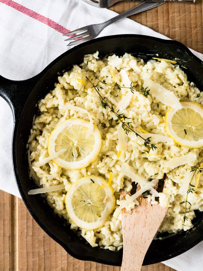 Creamy Lemon Risotto Plated Cravings
