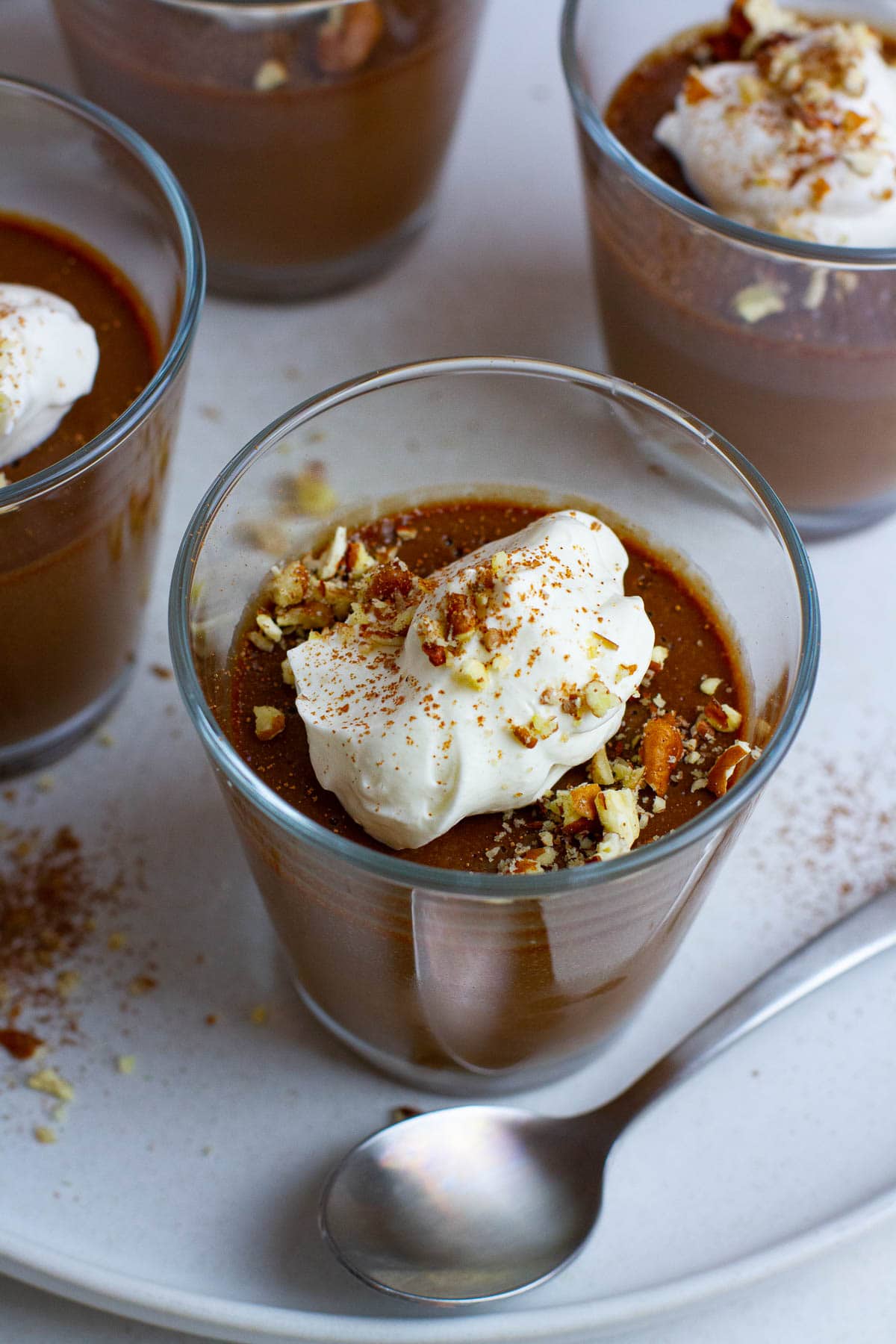 Easy Vegan Chocolate Pudding Plates by Nat