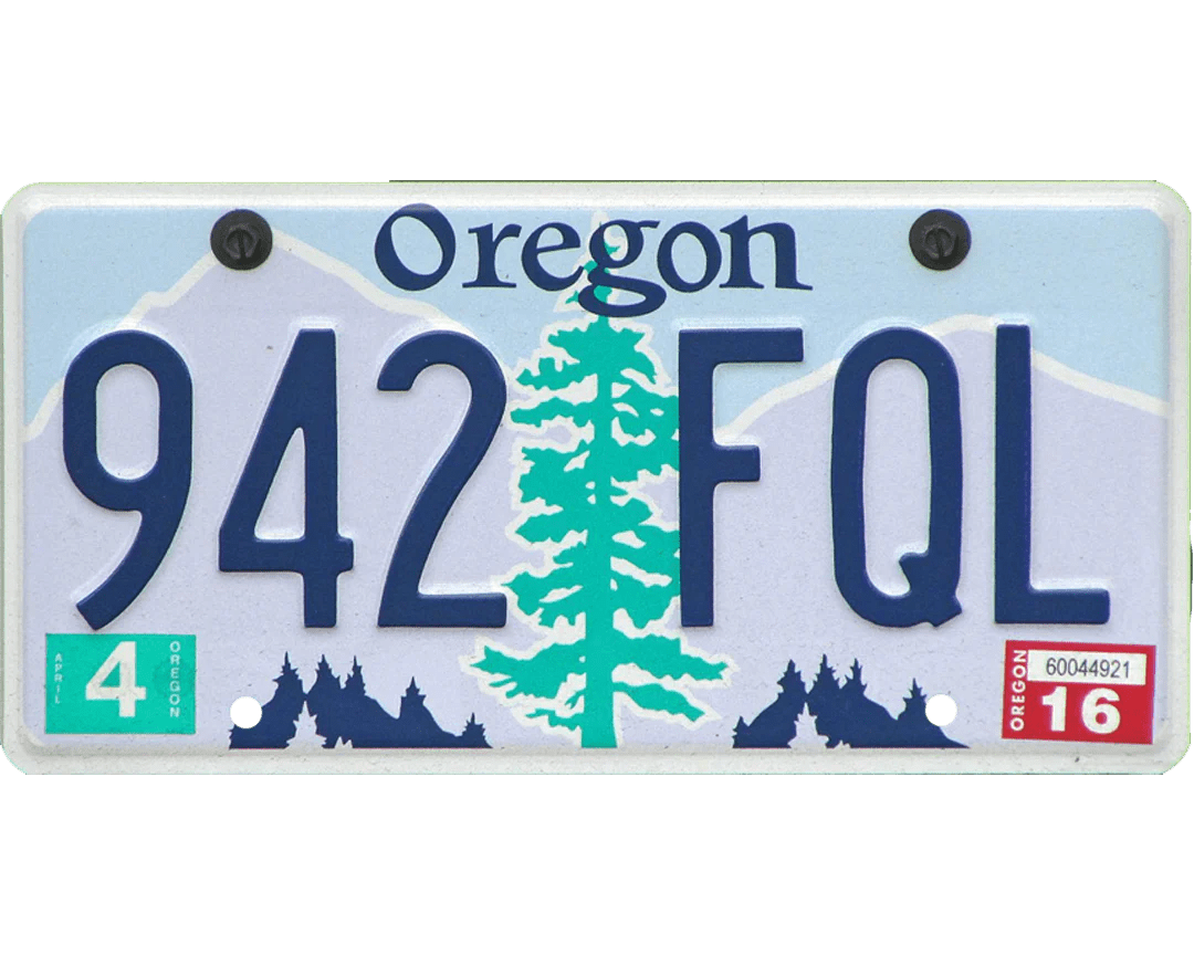 Oregon License Plate Wrap Kit PlateWraps