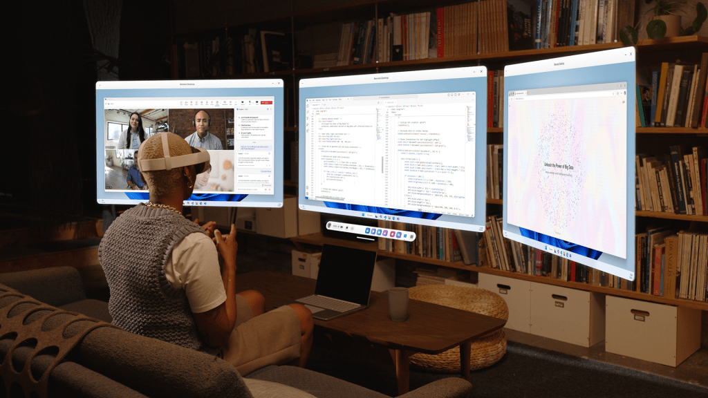 Windows 11’s Vision Pro-like remote desktop is now widely available on Quest 3