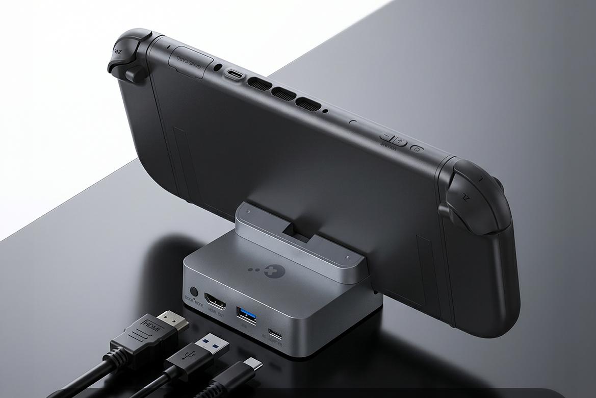 GuliKit’s new mobile Switch 2 dock lets you play with or without a TV
