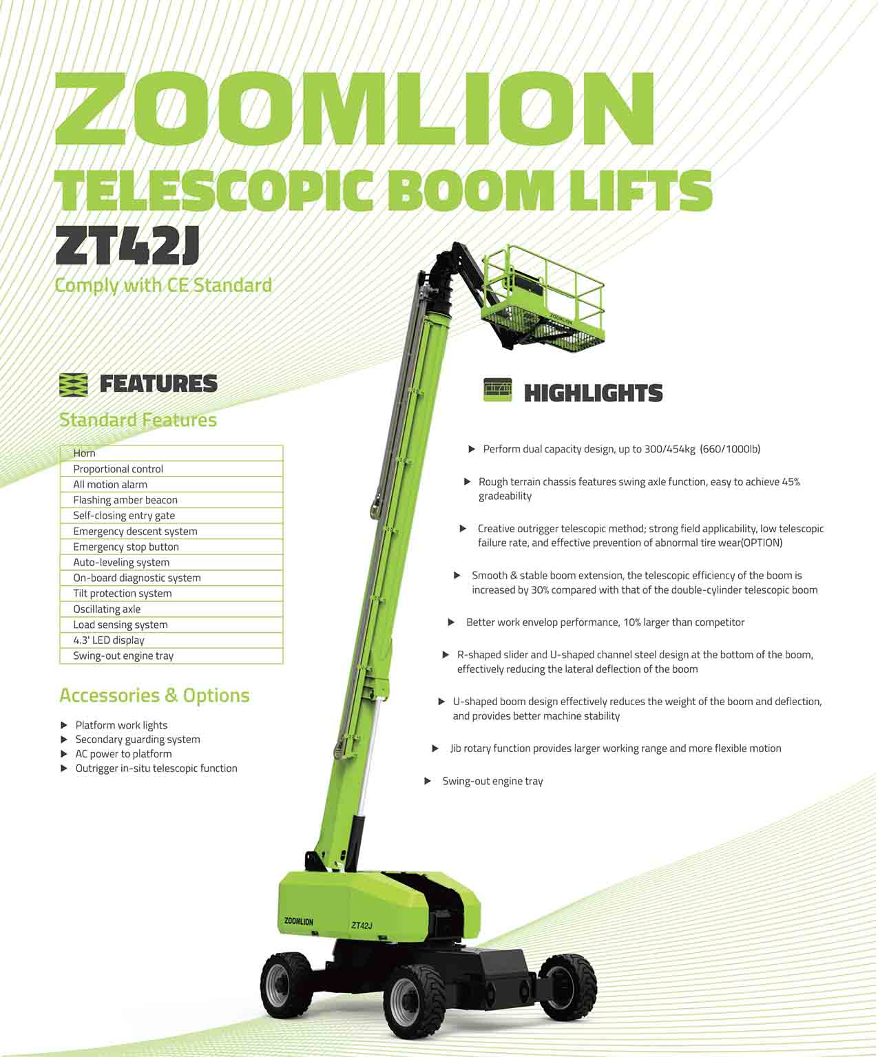 Boom Lifts Zoomlion JLG Sales Service 43 Exclusive