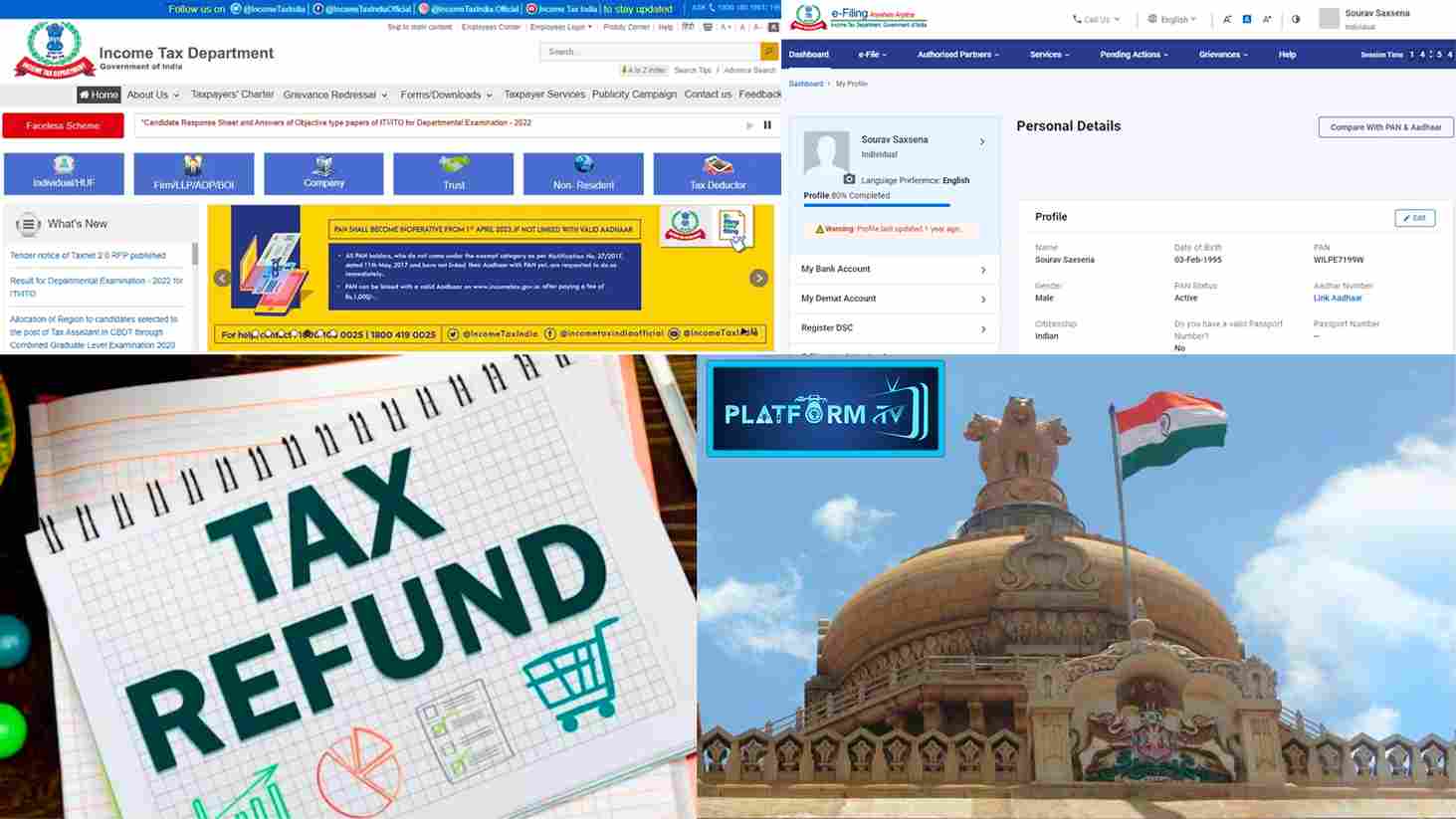 Tax Refund வருமான வரி ரிட்டன் தாக்கல் செய்தால் ரீஃபண்டு இனி
