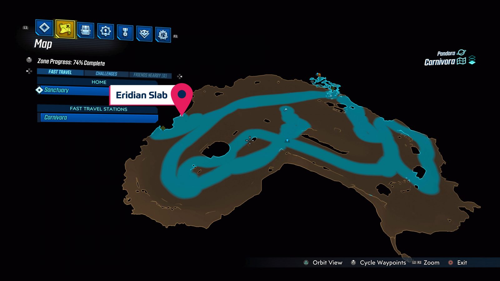 Borderlands 3 Zone Collectables Map Guide (PS4)