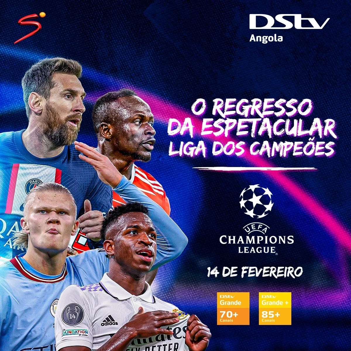 Champions League Regressa e com mega emissão na DSTV PlatinaLine