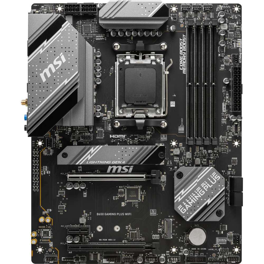 MSI PRO B650MP AMD B650 Soket AM5 6000MHz DDR5 2xM.2 mATX Anakart