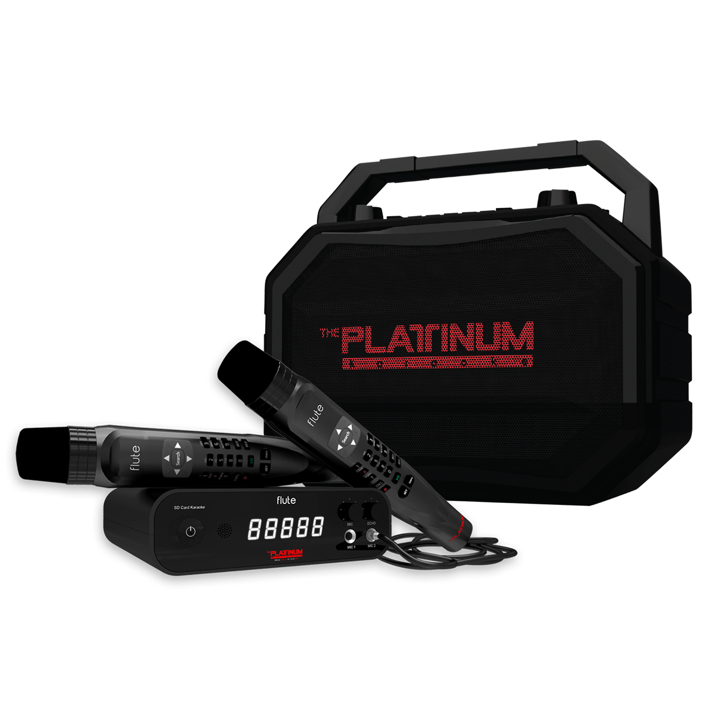 Platinum Flute Karaoke with FREE Trekker Speaker Platinum Karaoke