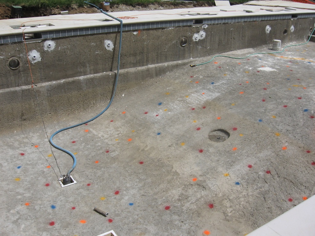 How to make a star floor(Fiber Optics) in an in ground swimming pool