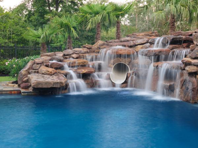 Swimming Pool Waterfalls Pool Rock Waterfalls Platinum Pools