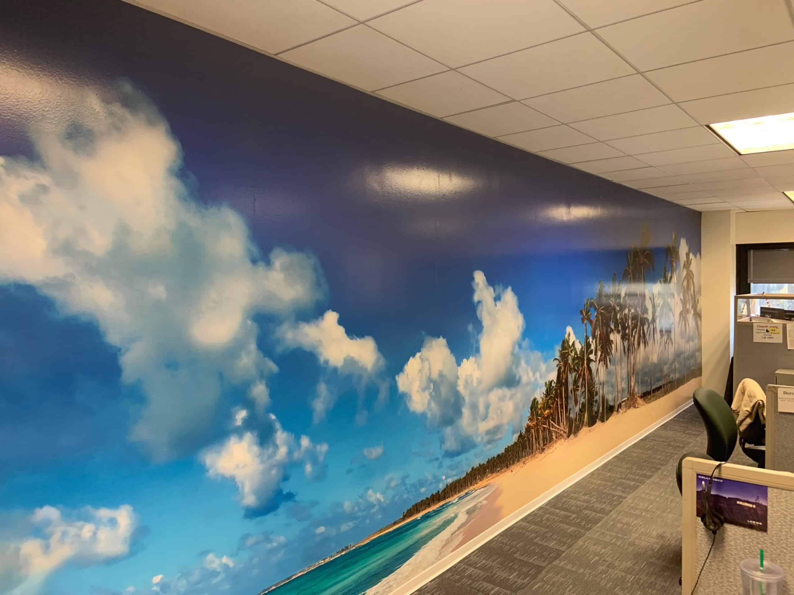 Wall Mural for Corporate Offices Platon Graphics Top Wall Mural for