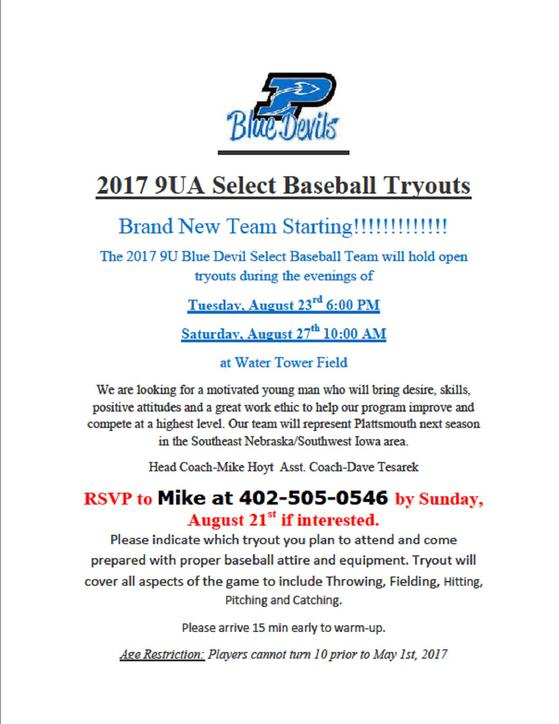 Plattsmouth Parents Baseball Association Home