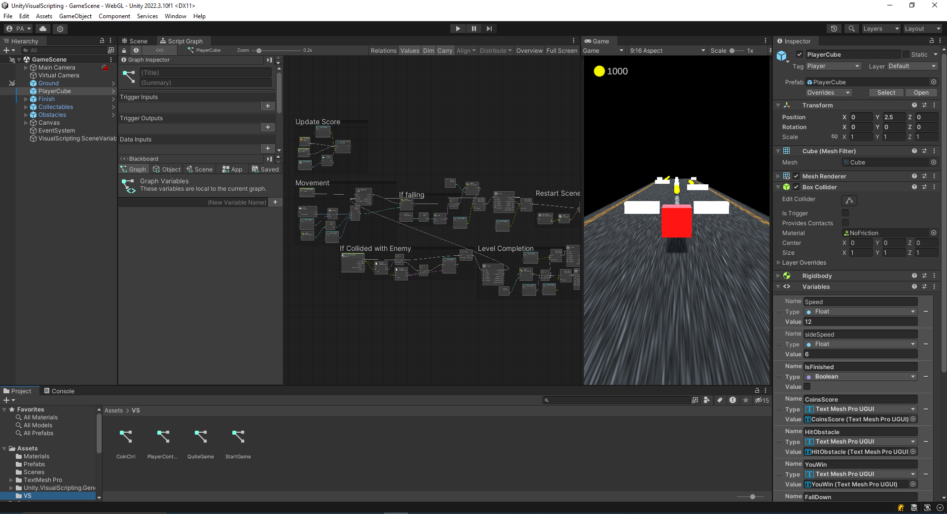 Introduction to Visual Scripting Unity Learn