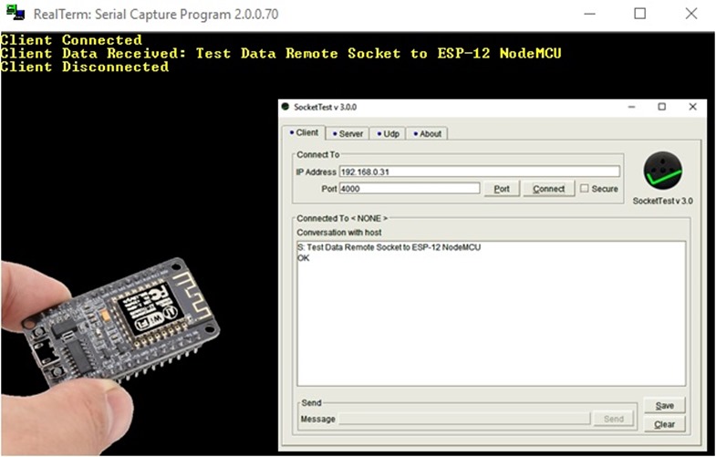 Simple NodeMCU Client Server for Remote Control Making It Up
