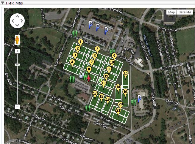 Delta Park Field Map Event Field Map Play USA Ultimate