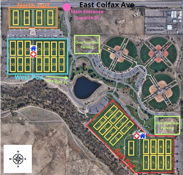 Aurora Sports Park Soccer Field Map Danya Ellette