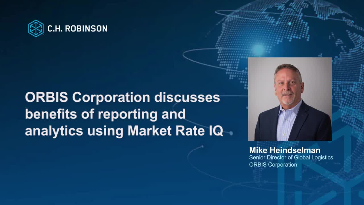 Market Rate IQ Analysis C.H. Robinson