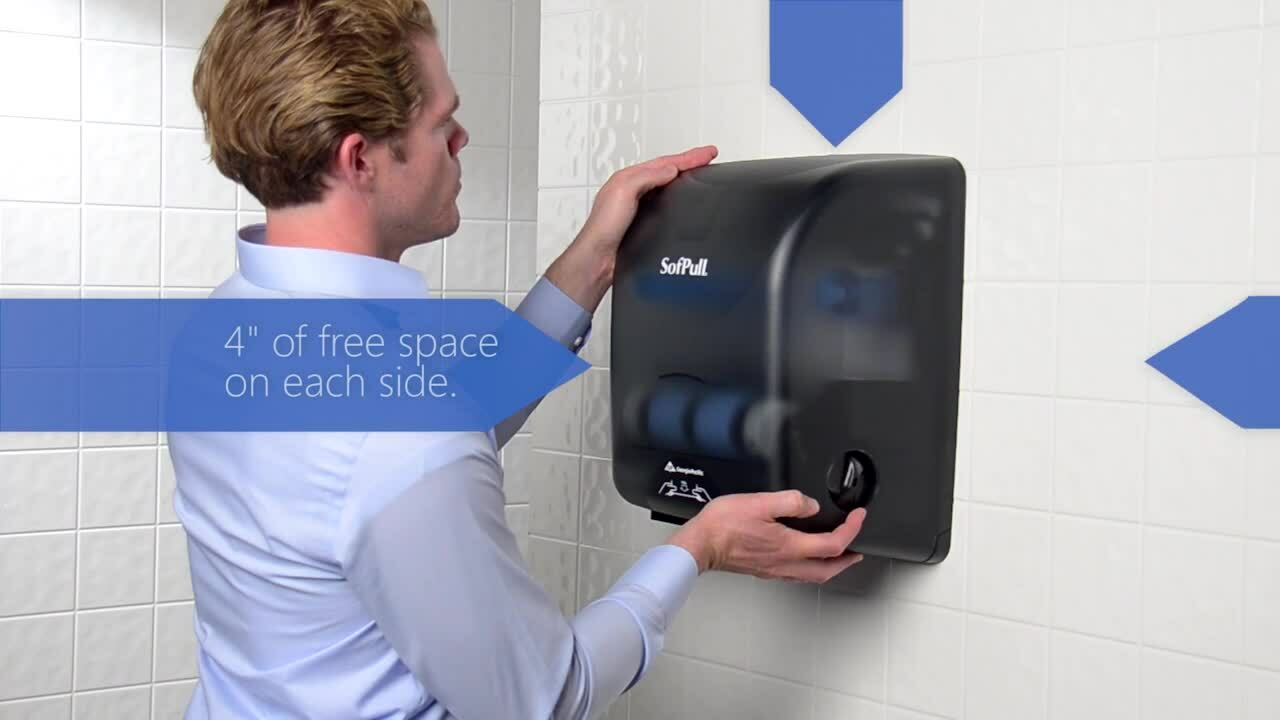SofPull® Mechanical Paper Towel Dispenser installation instructions