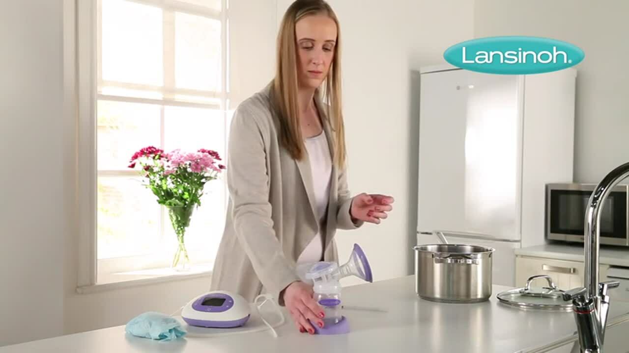 How to clean Lansinoh® Double Electric Breast Pumps