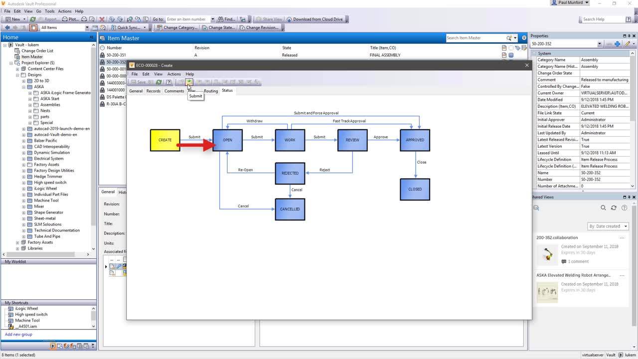 Product Data Management with Autodesk Vault D3 Technologies