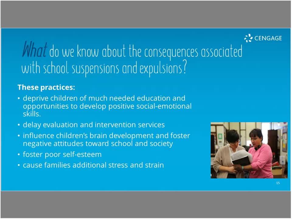 Trends Shaping the Education Landscape Preschool Suspension & Expulsion