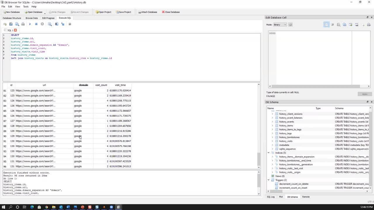SQLite Databases Part 2 Understanding Location Data and Timestamps