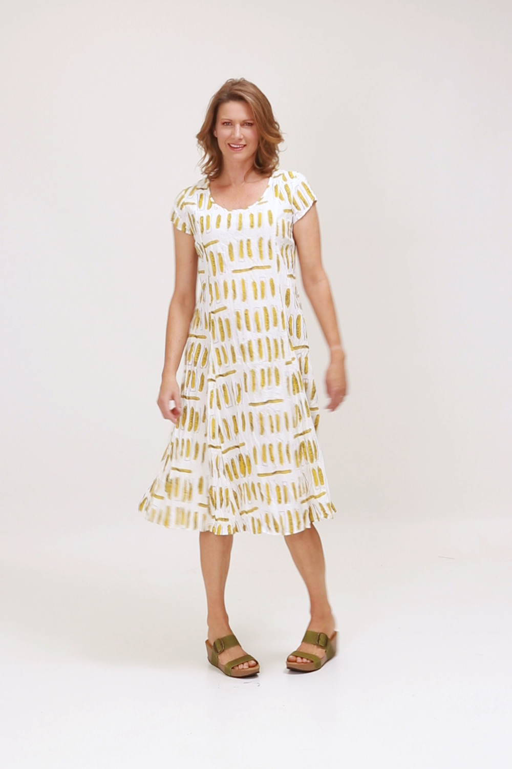 Crinkle Cotton Dress Cordelia St birdsnest Australia