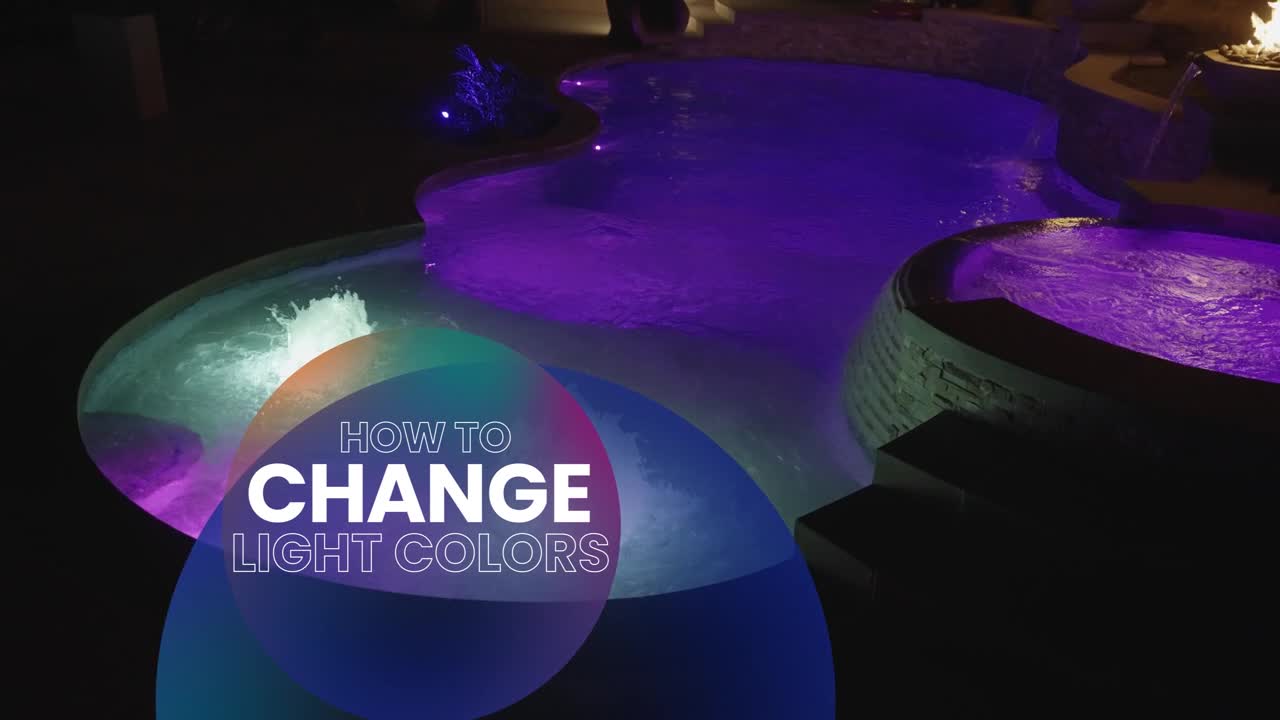 Infinite WaterColors Niched LED Lights | Jandy