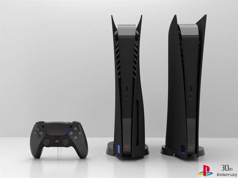 PlayStation 5 PS2Themed Matte Black PS5 PLAY4UK PlayStation 5 PS2Themed Matte Black PS5 PLAY4UK