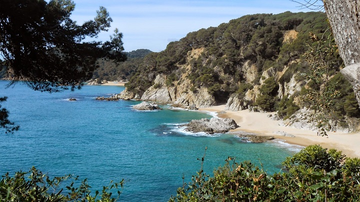 Cala de Sa Boadella, una tranquila y bonita playa en Lloret de Mar