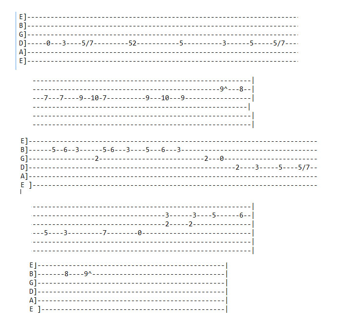 Scorpions Holiday accordi chitarra guitar chords tabs lyrics testo