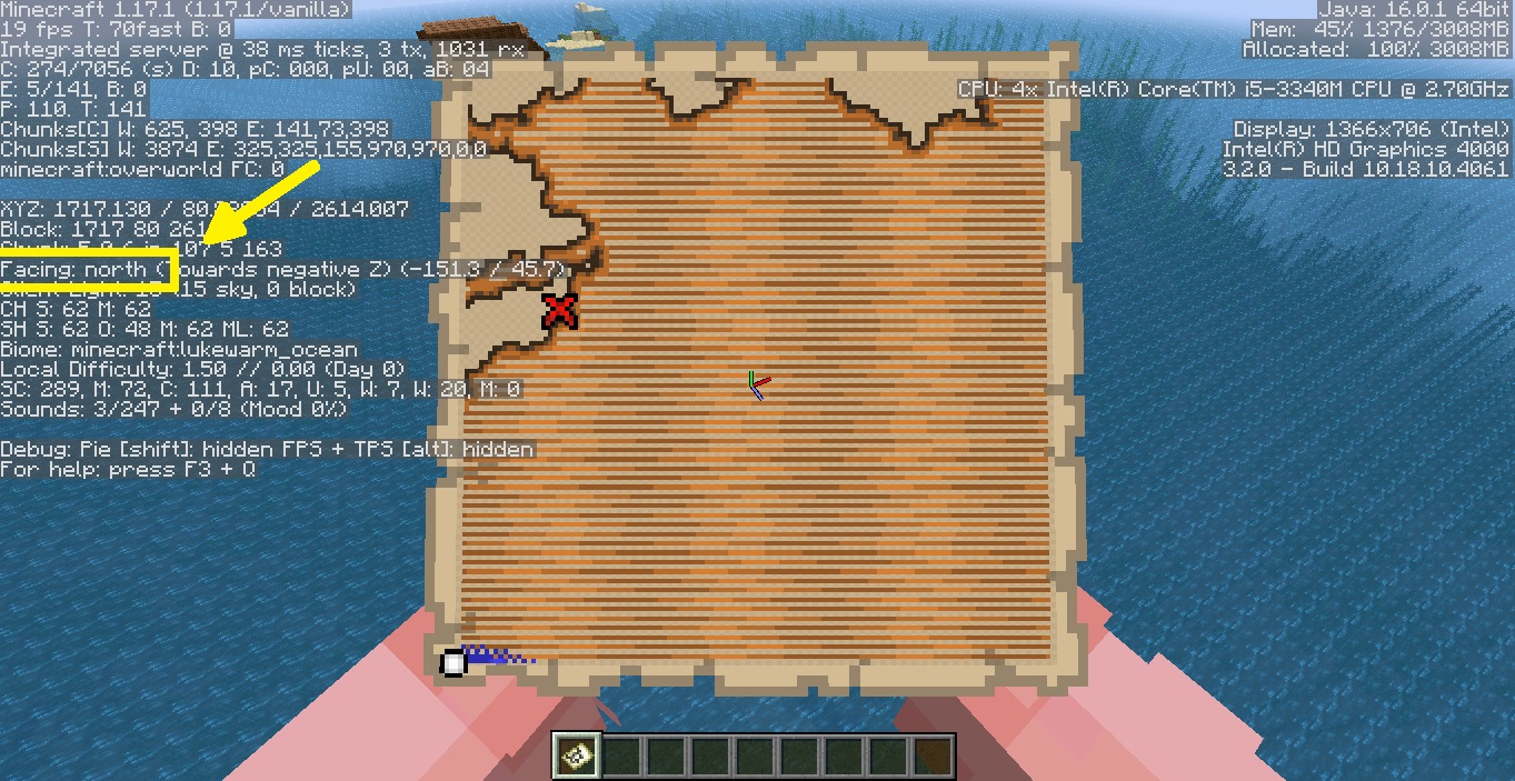 How To Use A Buried Treasure Map in Minecraft Player Assist Game