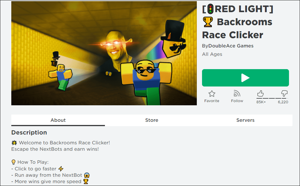 All Backrooms Race Clicker Codes(Roblox) Tested November 2022