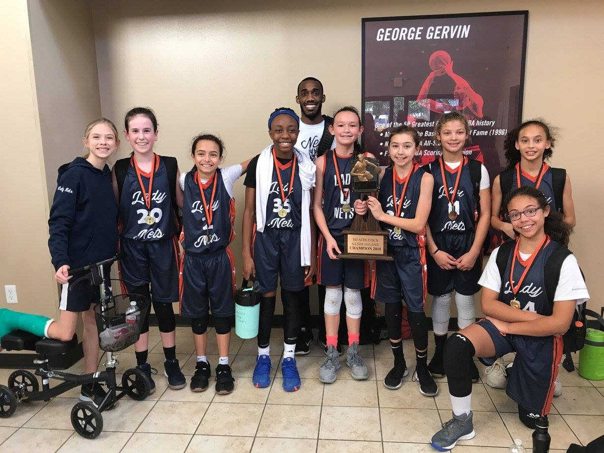 24 chamions Girls AAU Basketball San Antonio Player First