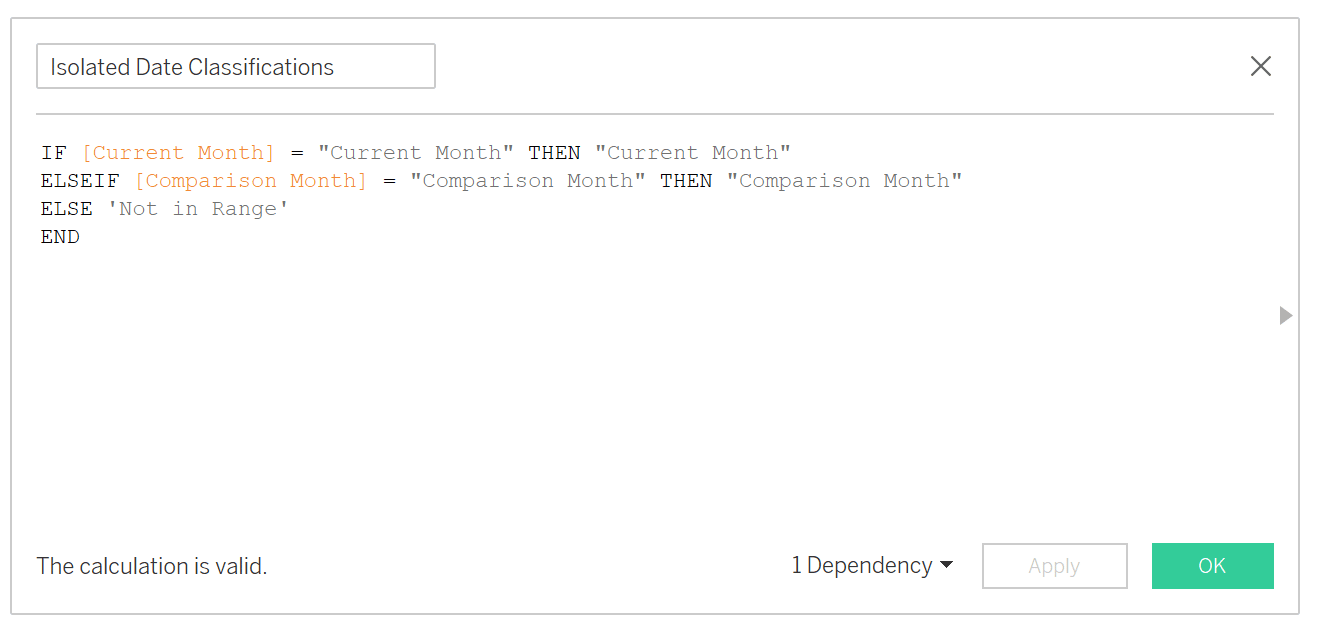 How to Automatically Compare Date Periods in Tableau Playfair Data
