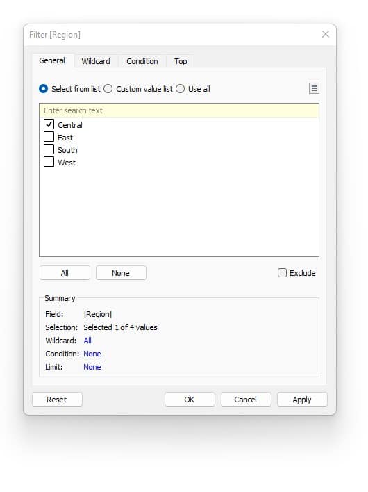 The Definitive Guide to Filters in Tableau