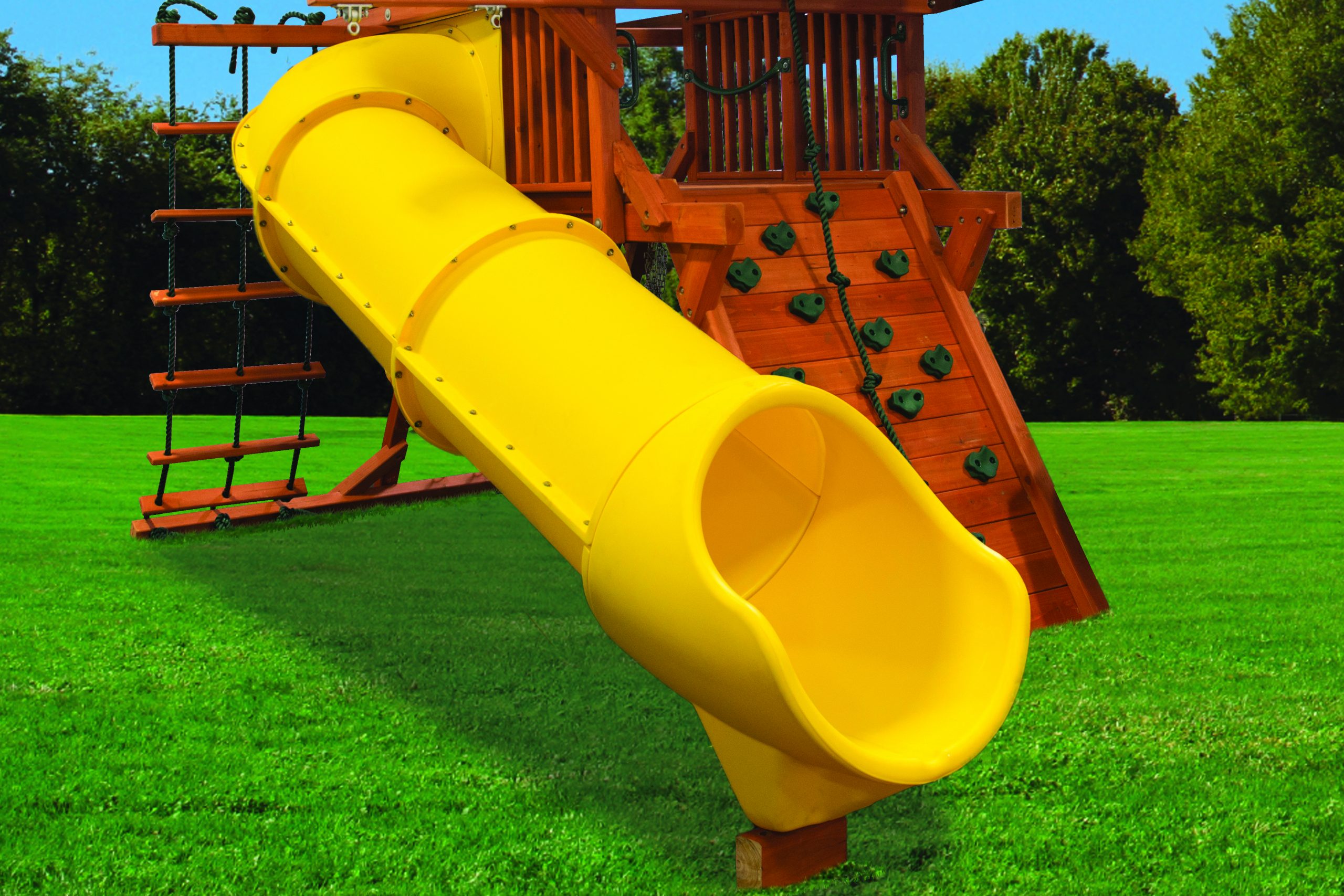 Turbo Space Saver Tube Slide Playground One