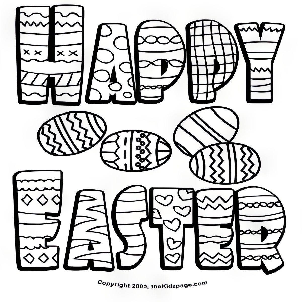 10 Free Easter Coloring Pages
