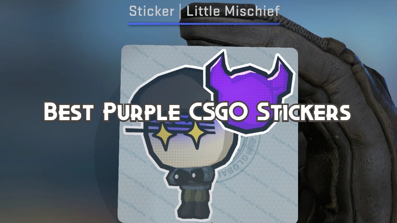 The Best Purple CSGO Stickers 2023 Playing History